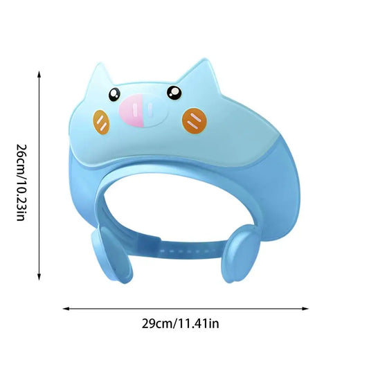 Splash Shield Bath Time Visor Blue