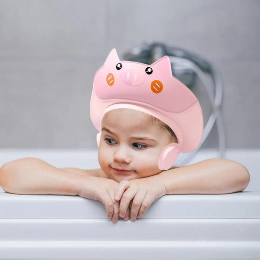 Splash Shield Bath Time Visor Pink